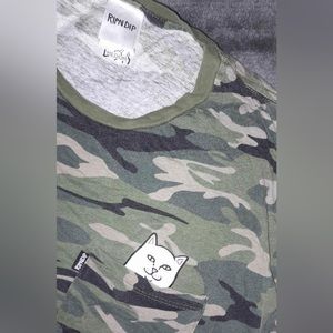 Ripndip camo nerm shirt ⚡️ Size M (can be worn by men or women)